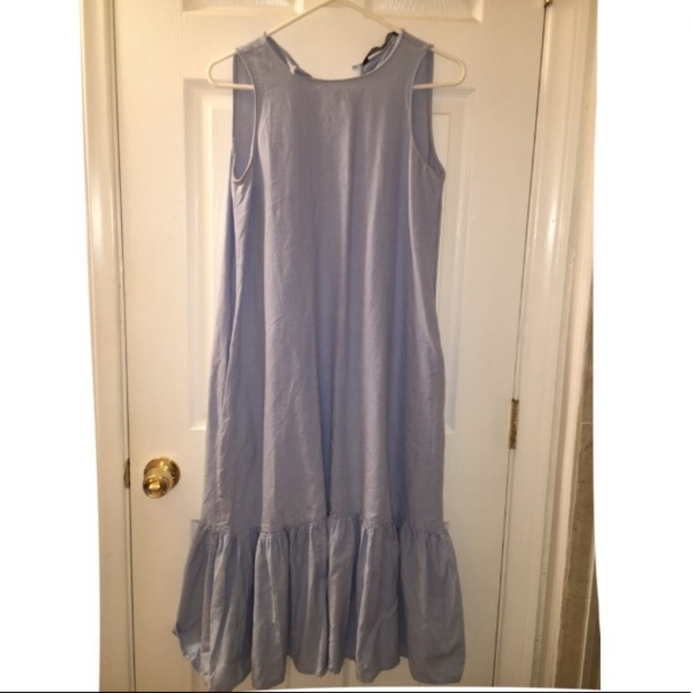 Baby blue midi dress
